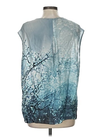 Elie Tahari Sleeveless Silk Top (view 2)