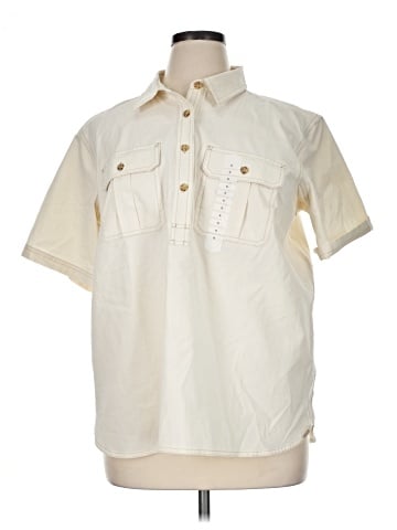 Duluth Trading Co. Short Sleeve Button-Down Shirt (view 1)