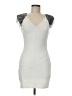 Bebe Silver Cocktail Dress Size M - photo 1