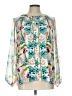 JM Collection Teal Long Sleeve Blouse Size L - photo 1