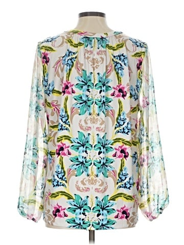 JM Collection Long Sleeve Blouse (view 2)