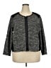 Eileen Fisher Black Gray Jacket Size 2X - photo 1