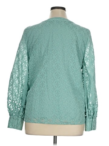 Ann Taylor Long Sleeve Blouse (view 2)