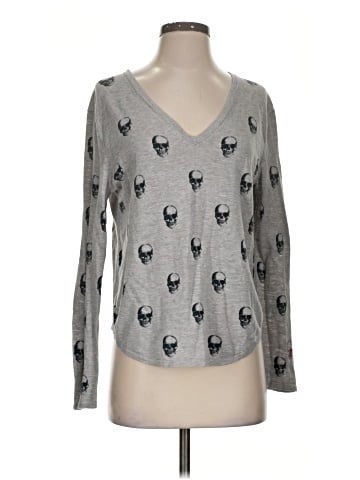 Skull Cashmere Pullover Sweater (view 1)