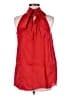 Massimo Dutti Red Sleeveless Blouse Size M - photo 2