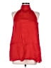 Massimo Dutti Red Sleeveless Blouse Size M - photo 1