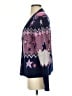 Johnny Was Stars Purple Wool Cardigan Size S - photo 5