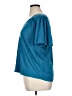 Ann Taylor 100% Linen Teal Short Sleeve Top Size XL - photo 5