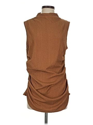 Calvin Klein Sleeveless Button-Down Shirt (view 1)