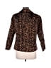 Notations 100% Cotton Animal Print Brown Blazer Size M - photo 2