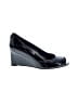 Stuart Weitzman Black Wedges Size 7 1/2 - photo 1