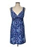 Unbranded Paisley Blue Cocktail Dress Size L - photo 1