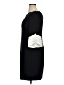DKNY Color Block Black Cocktail Dress Size 14 - photo 5