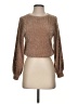 Altar'd State 100% Polyester Metallic Brown Pullover Sweater Size XS - photo 1