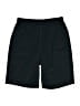 Lands' End 100% Polyester Solid Black Athletic Shorts Size 12 - 14 - photo 1
