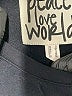 Peace Love World Black Pullover Sweater Size M - photo 7