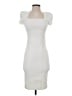 Express Solid White Cocktail Dress Size XS - photo 1