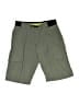 Lee 100% Polyester Solid Green Cargo Shorts Size 12 - photo 1