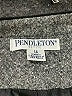 Pendleton Chevron-herringbone Gray Wool Blazer Size 14 Petite - photo 6