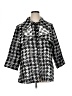 I.C. By Connie K Houndstooth Black Coat Size XL - photo 1