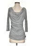 Apt. 9 100% Rayon Gray 3/4 Sleeve Top Size XS - photo 1