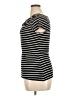 Max Studio Stripes Black Short Sleeve Turtleneck Size XL - photo 5