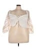 Free People Ivory 3/4 Sleeve Blouse Size XL - photo 1