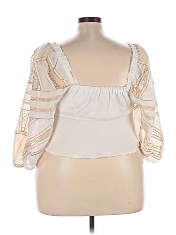 Free People 3/4 Sleeve Blouse (view 2)