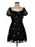 Francesca's 100% Polyester Hearts Black Cocktail Dress Size M - photo 1