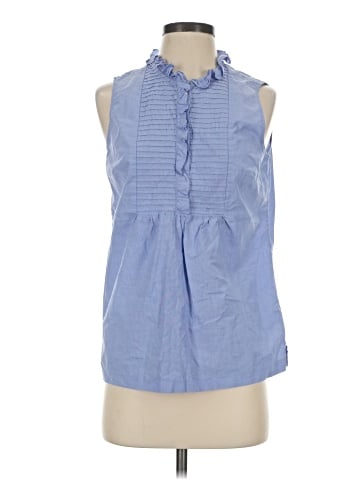 Lands' End Sleeveless Button-Down Shirt (view 1)