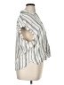 Gap Stripes Ivory Short Sleeve Blouse Size XL (tall) - photo 4