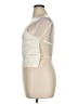 MNG 100% Polyester Ivory Sleeveless Blouse Size L - photo 5