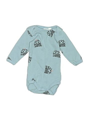 Petit Bateau Long Sleeve Onesie (view 1)