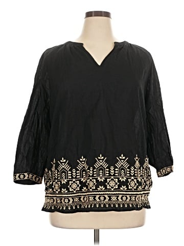 Purejill 3/4 Sleeve Blouse (view 1)