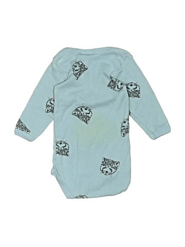 Petit Bateau Long Sleeve Onesie (view 2)