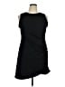 Nine West Solid Black Casual Dress Size XL - photo 1