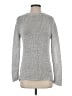 J. McLaughlin Metallic Silver Pullover Sweater Size S - photo 1