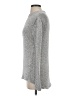 J. McLaughlin Metallic Silver Pullover Sweater Size S - photo 5
