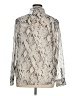 Ann Taylor Silver Long Sleeve Button-Down Shirt Size XL - photo 2