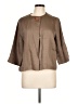 Jaeger 100% Linen Brown Jacket Size 12 - photo 1