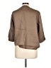 Jaeger 100% Linen Brown Jacket Size 12 - photo 2