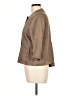 Jaeger 100% Linen Brown Jacket Size 12 - photo 5