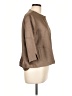 Jaeger 100% Linen Brown Jacket Size 12 - photo 4