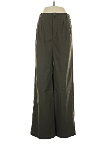 Madewell The Harlow Wide-Leg Trouser in Brushed Twill (view 1)