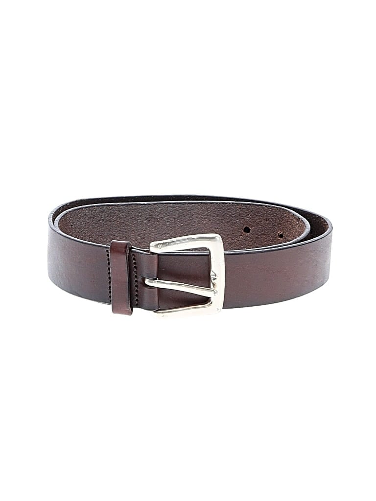 Pre-owned Express Leather Belt In Brown