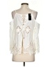 Bebe Floral Solid Ivory Sleeveless Blouse Size S - photo 2