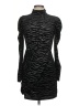 Aqua Animal Print Black Cocktail Dress Size S - photo 1