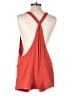 Mikoh 100% Cotton Solid Orange Romper Size Med (2) - photo 2