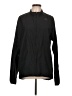 Adidas 100% Polyester Solid Black Track Jacket Size L - photo 1