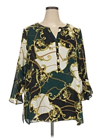 Avenue 3/4 Sleeve Blouse (view 1)